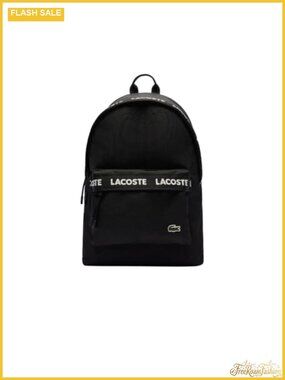 Lacoste Unisex Neocroc Seasonal Backpack - 15" Laptop Compartment, Adjustable